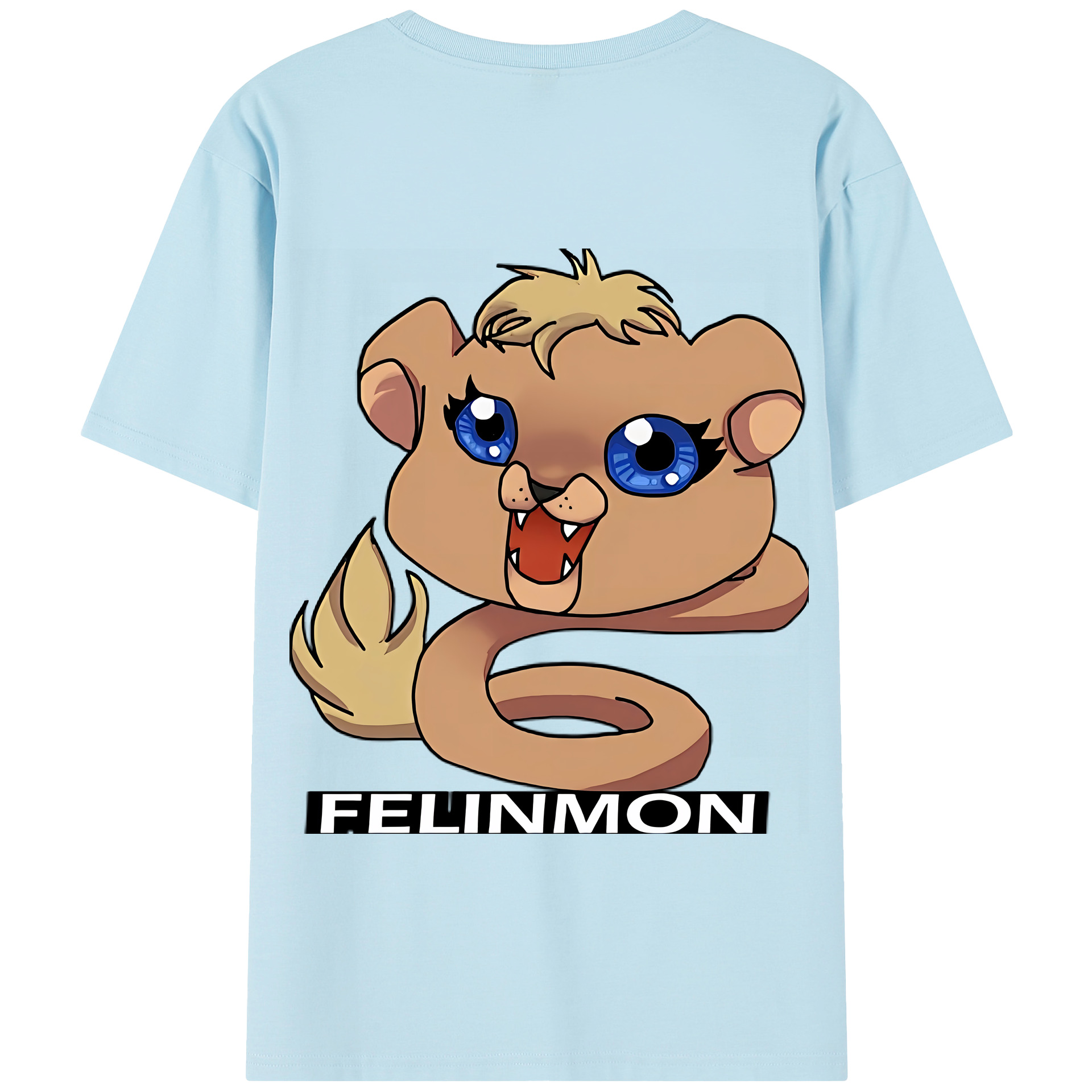（画像用） Digimon デジタルモンスター/デジモン 綿100％半袖Tシャツ（背面プリント）